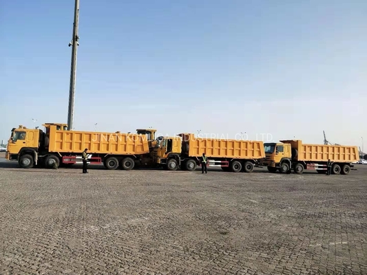 Cnhtc HOWO Sinotruk 8X4 camión de descarga/camión de descarga/camión pesado con tanque de combustible de 300L