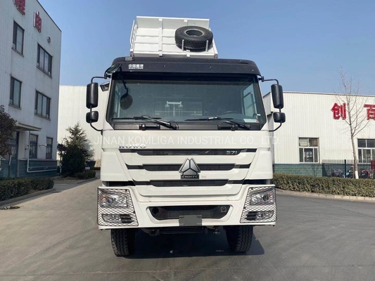 Certificado DOT HOWO 6X4 camión de descarga con volante con capacidad de 18m3 y estilo de elevación frontal