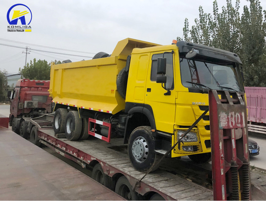 Utilizado HOWO 6X4 camión de descarga 375 HP Mano izquierda de conducción camión de minería con motor D12.42
