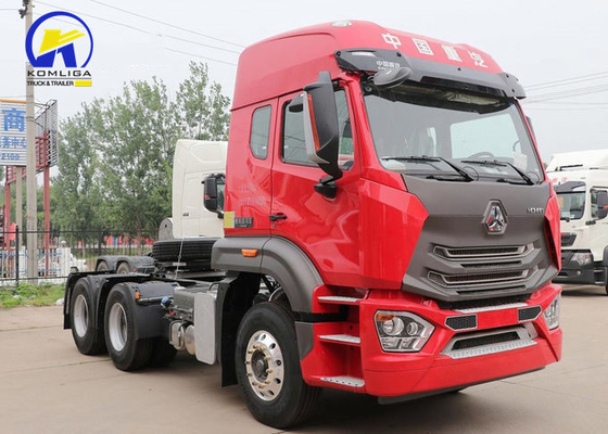 Sinotruk HOWO 6*4 Camión tractor con motor D12.42-20 371 375HP Camión pesado usado