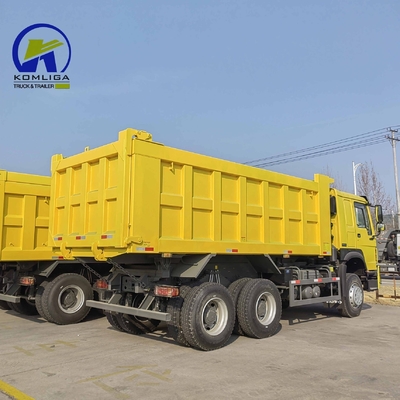 Euro 2 10 ruedas 6X4 Sinotruk 22cubic HOWO 3 ejes camión de descarga para la construcción de carreteras