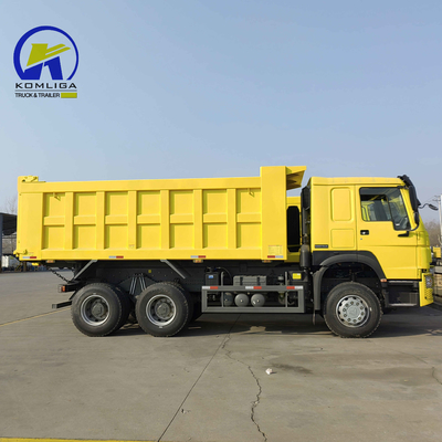 Euro 2 10 ruedas 6X4 Sinotruk 22cubic HOWO 3 ejes camión de descarga para la construcción de carreteras