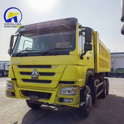 Euro 2 10 ruedas 6X4 Sinotruk 22cubic HOWO 3 ejes camión de descarga para la construcción de carreteras