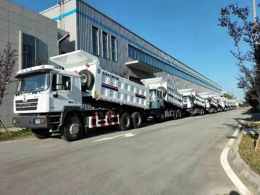 Schacman 10 ruedas 6X4 camión pesado camión de descarga usado apoyo técnico y piezas de repuesto