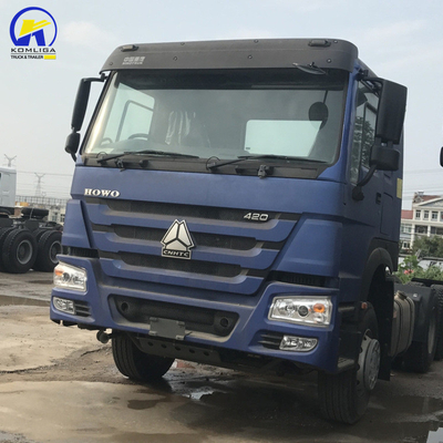 Sinotruk HOWO 420HP camión tractor con motor D12.42-20 en buenas condiciones de uso