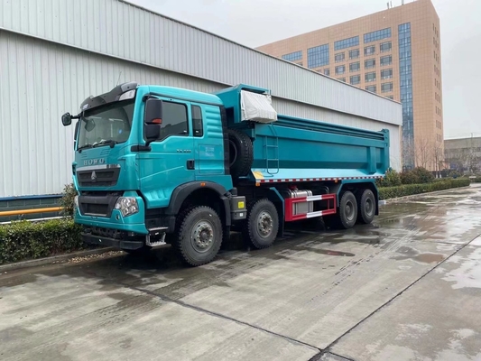 Sinotruk HOWO usado 8X4 12 neumáticos 400HP 30m3 camión de carga pesada con cubos de 20cbm