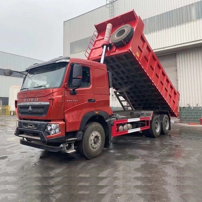 Sinotruk HOWO 6X4 camión de descarga usado con norma de emisiones Euro 2 y eje trasero Hc16