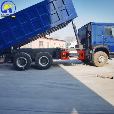 Transmisión manual 375HP Sinotruk 6X4 camión de descarga con capacidad de carga de 16 toneladas