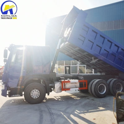 Transmisión manual 375HP Sinotruk 6X4 camión de descarga con capacidad de carga de 16 toneladas
