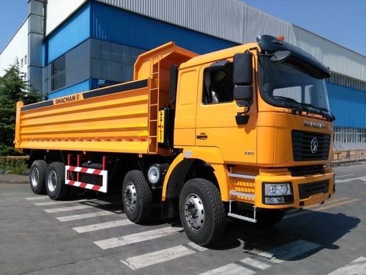 Shacman 8X4 Euro 2 camión de carga pesada con 20cbm dimensiones de cubo 5600X2300X1500