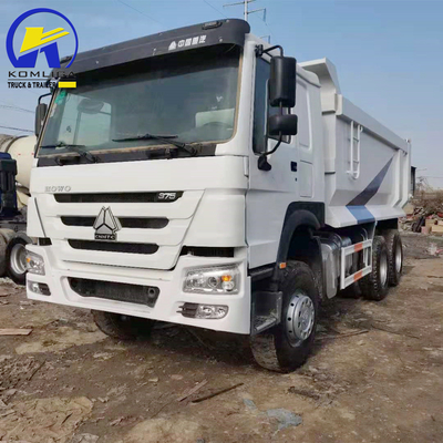 Sinotruk HOWO U forma de camión usado con 371 caballos de fuerza y 1200r20 neumáticos radiales
