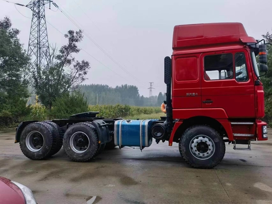 Usado Shacman 10 neumáticos camión tractor con hombre 16 toneladas de dos etapas de reducción del engranaje eje trasero