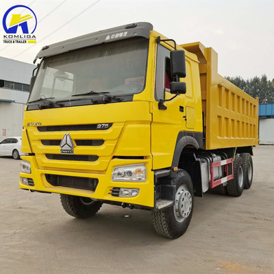 Sinotruk HOWO 375HP camión de descarga usado con alta potencia 351-450hp en buenas condiciones