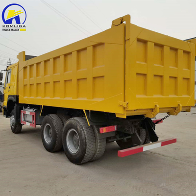 Sinotruk HOWO 375HP camión de descarga usado con alta potencia 351-450hp en buenas condiciones