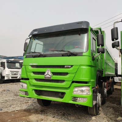 Norma de emisiones Euro 2 Sinotruk HOWO 375HP camión de descarga con neumáticos radiales 1200r20