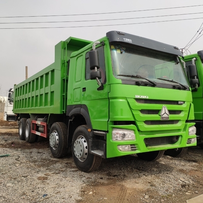 Norma de emisiones Euro 2 Sinotruk HOWO 375HP camión de descarga con neumáticos radiales 1200r20