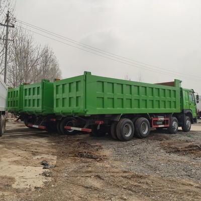 Norma de emisiones Euro 2 Sinotruk HOWO 375HP camión de descarga con neumáticos radiales 1200r20