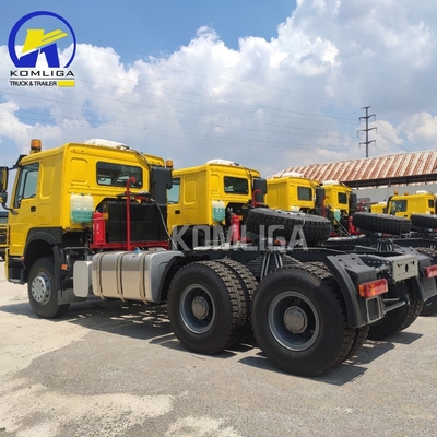 Camión de carga pesada de 10 ruedas de tractor con 16 toneladas de eje trasero y caja de cambios de 10f 2r velocidades