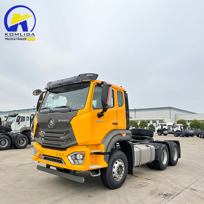 Sinotruck HOWO 6X4 10 neumáticos 30-40 toneladas de transporte camión de cabeza de tractor con 50 / 90 opcional