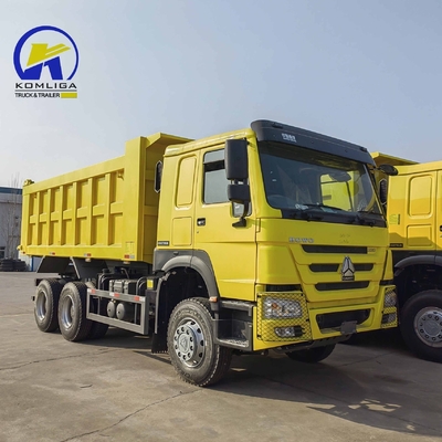 Transmisión manual de 25-30 toneladas Sinotruk HOWO 10 ruedas 6X4 camión de descarga para la construcción