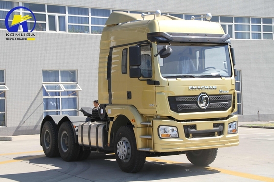 Dirección de trabajo pesado 6X4 380HP Shacman F3000 Tractor camión de cabeza usado con motor diésel
