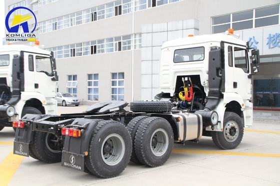 380HP Diseño de neumáticos radiales Shacman 6X4 Tractor Truck Head para dentro del presupuesto