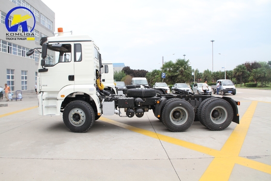 380HP Diseño de neumáticos radiales Shacman 6X4 Tractor Truck Head para dentro del presupuesto