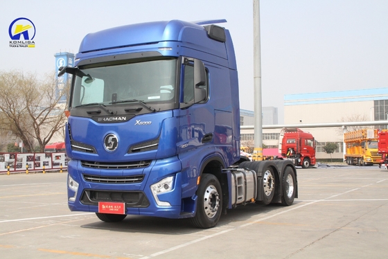 Shacman X6000 camión tractor de 10 ruedas de 380 CV con norma de emisiones Euro 2 y cabina de techo plano