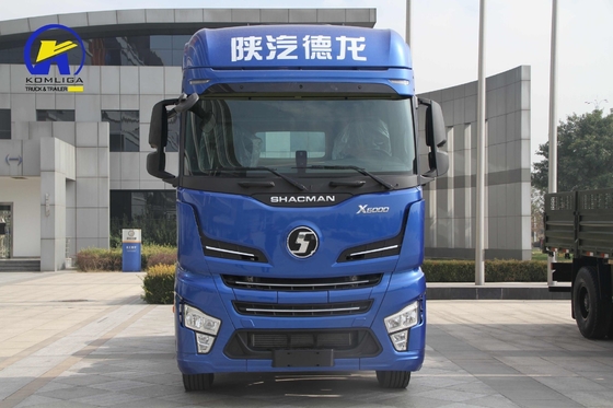 Shacman X6000 camión tractor de 10 ruedas de 380 CV con norma de emisiones Euro 2 y cabina de techo plano