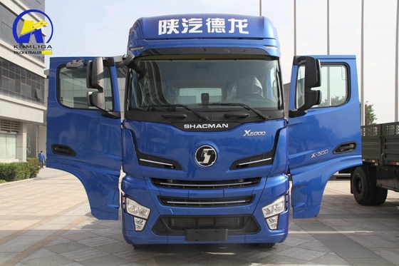 Shacman X6000 camión tractor de 10 ruedas de 380 CV con norma de emisiones Euro 2 y cabina de techo plano