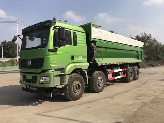 Hw76 Cabina 12 ruedas 8X4 camión de descarga con tirador Transmisión de camión Hw19710 371HP 400HP 420HP