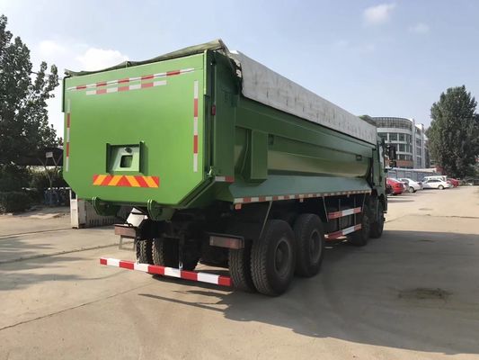 Hw76 Cabina 12 ruedas 8X4 camión de descarga con tirador Transmisión de camión Hw19710 371HP 400HP 420HP