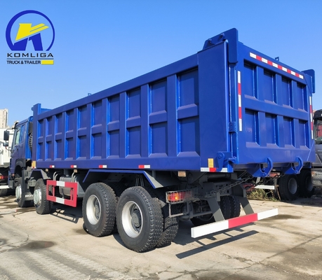 Sinotruk HOWO 8X4 camión de descarga con gran capacidad y descarga amarilla