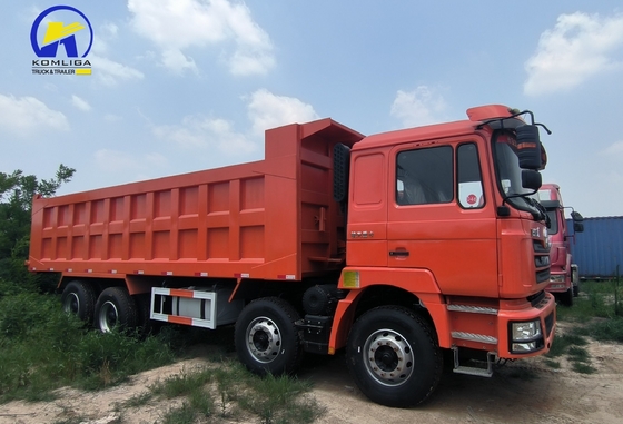 8X4 Shacman neumático de camión de basura usado Certificación GCC 16tons Capacidad de carga Eje trasero