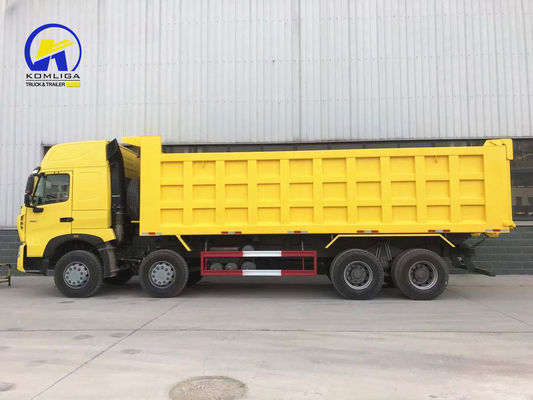 Sinotruk 8X4 HOWO-T7h 420HP camión de descarga con tanque de combustible de 300L