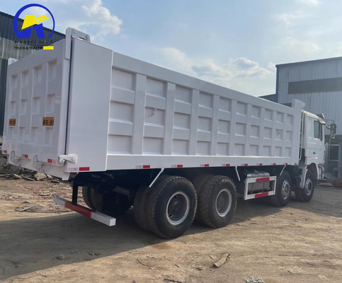 8X4 12 ruedas Shacman camión descargador de tiradores camión Euro 2 Norma de emisiones para trabajos pesados