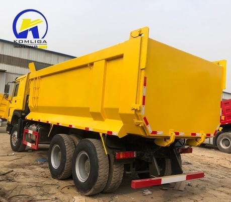 Capacidad de carga 16 toneladas Eje trasero 10 neumáticos 6X4 HOWO camión de descarga para el apoyo técnico