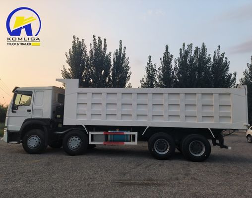 Estilo de elevación delantera Sinotruk HOWO 8X4 12 ruedas camión de descarga camión de retroceso para la construcción
