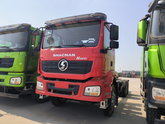 ZF Dirección Shacman 6X4 10 ruedas 30t camión tractor con 400L de aluminio petrolero cisterna a África