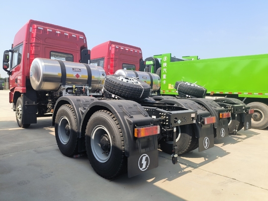 ZF Dirección Shacman 6X4 10 ruedas 30t camión tractor con 400L de aluminio petrolero cisterna a África