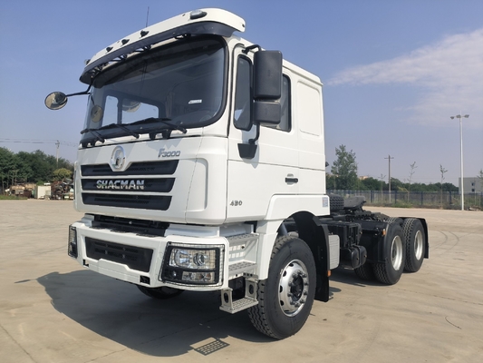 ZF Dirección Shacman 6X4 10 ruedas 30t camión tractor con 400L de aluminio petrolero cisterna a África