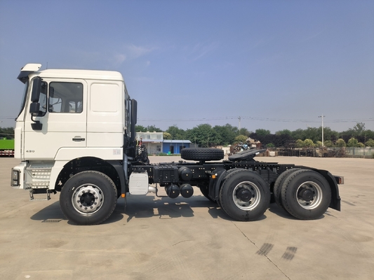 ZF Dirección Shacman 6X4 10 ruedas 30t camión tractor con 400L de aluminio petrolero cisterna a África