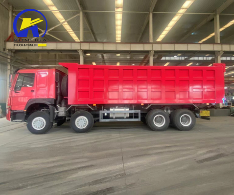 351-450hp Sinotruk HOWO 8X4 camión de remate con capacidad de carga de 50t camión de descarga de elevación frontal