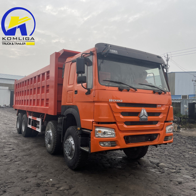 351-450hp Sinotruk HOWO 8X4 camión de remate con capacidad de carga de 50t camión de descarga de elevación frontal