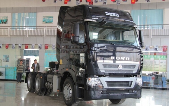 Transmisión manual 6×4 Sinotruk HOWO T7h Tractor de remolque usado