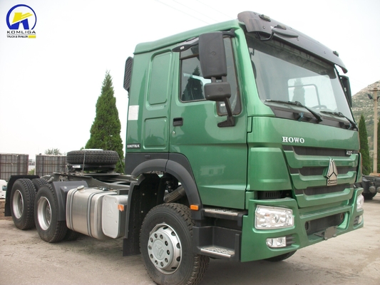 6*4 HOWO Tractor Truck Trailer Head con capacidad de carga de 21-30 t y eje delantero de 9 t