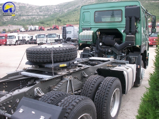 6*4 HOWO Tractor Truck Trailer Head con capacidad de carga de 21-30 t y eje delantero de 9 t