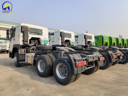 6*4 HOWO Tractor Truck Trailer Head con capacidad de carga de 21-30 t y eje delantero de 9 t