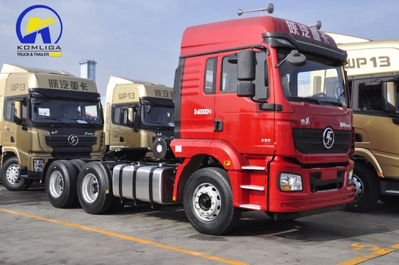 Shacman 6X4 420HP remolque camión de cabeza de tractor para soporte técnico y repuestos