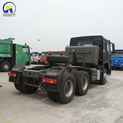 Emisión Euro2 Usado 420HP Sinotruk HOWO Camión tractor para camiones de trabajo pesado